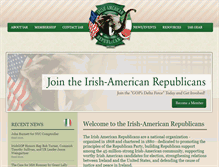 Tablet Screenshot of irishgop.com